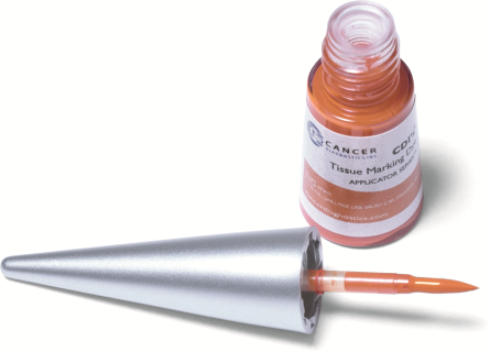 Marking dye with brush-tip applicator orange 5 x 3 mL