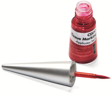 Marking dye with brush-tip applicator red 5 x 3 mL